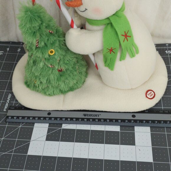 2010 Hallmark Jingle Pal Snowman Trimming the Tree Animated Plush Works - Picture 12 of 13